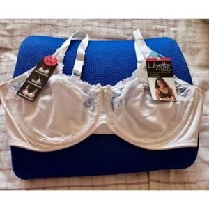 Lilyette by Bali Women's Bra White Lace Size 38C